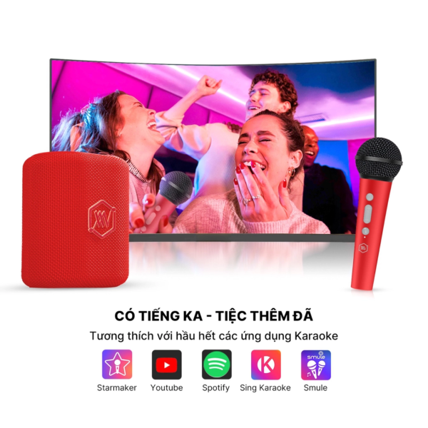 AW-SONIKPLUSRED - Loa Party Karaoke Alpha Works Sonik Plus - 7
