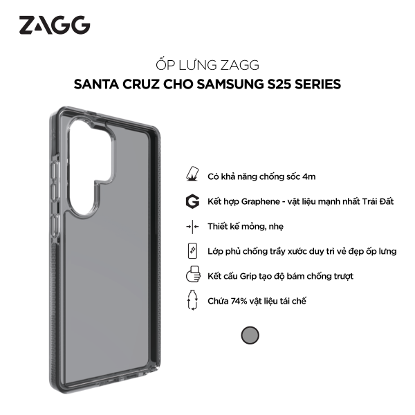 702317287 - Ốp lưng Samsung Galaxy S25 Ultra ZAGG Santa Cruz - 2