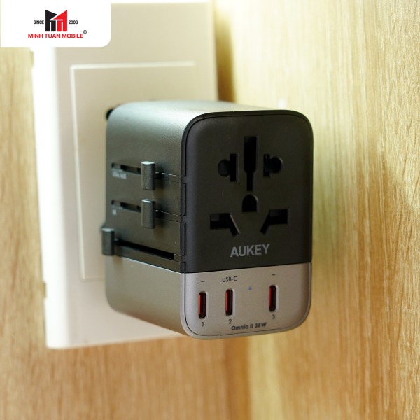 PA-TA07A-GRA - Sạc đa năng Aukey PD35W nhiều cổng PA-TA07A - 10