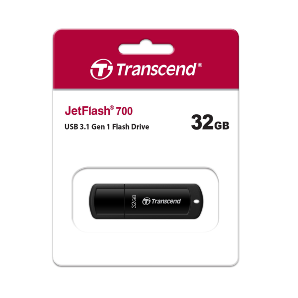 USB07072401 - USB 3.0 Transcend Jet Flash 700 32GB 5Gbps (TS32GJF700) - 3
