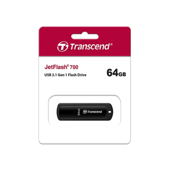 USB07072402 - USB 3.0 Transcend Jet Flash 700 64GB 5Gbps (TS64GJF700) - 3