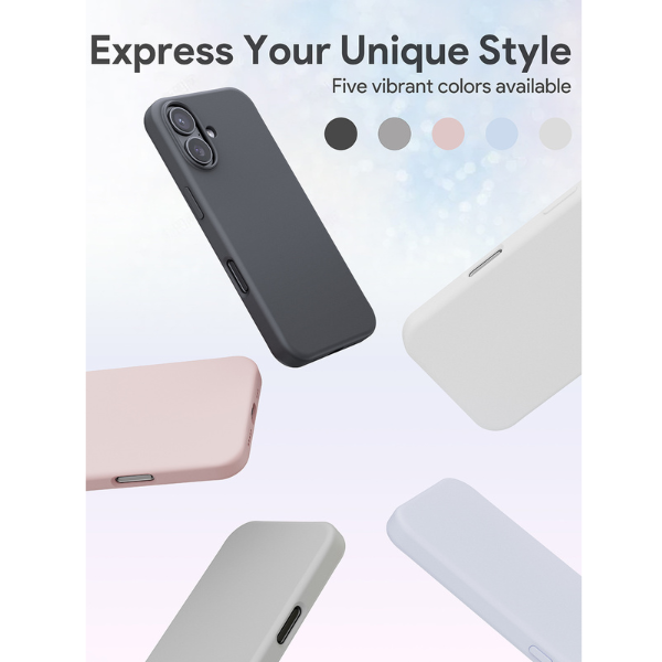 PC-GJ20BP - Ốp lưng Magsafe iPhone 16 Plus Aukey Liquid Silicone - 8