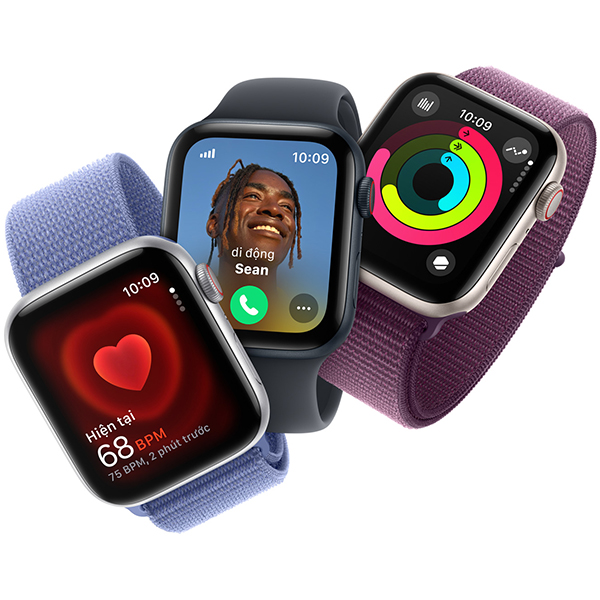 MXEF3SA A - Apple Watch SE 2 2024 GPS 40mm Viền Nhôm Dây Cao Su - Chính hãng VN A - MXEF3SA A - 6