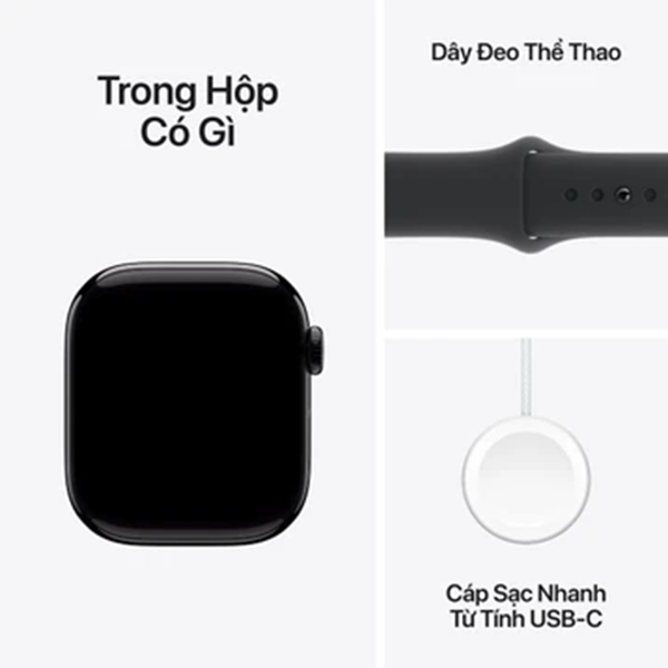 APPLE-WATCH-LTE-42MM - Apple Watch S10 LTE 42mm Viền Nhôm Dây Cao Su - Chính hãng VN A - 5