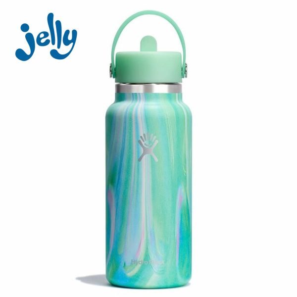 LE-S25W32-G - Bình nước giữ nhiệt Hydro Flask Wide Flex Straw Cap LE 32 OZ (946 ml) - 2