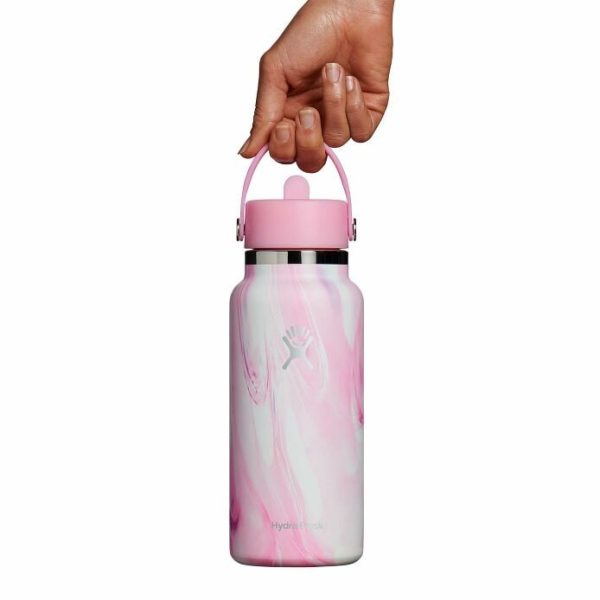 LE-S25W32-G - Bình nước giữ nhiệt Hydro Flask Wide Flex Straw Cap LE 32 OZ (946 ml) - 7