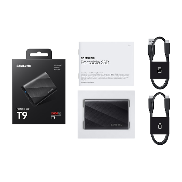 SSDEXT24042415 - Ổ cứng di động SSD Samsung T9 Portable 1TB 2000MB s (MU-PG1T0B WW) - 8