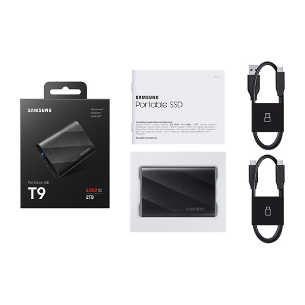 SSDEXT24042416 - Ổ cứng di động SSD Samsung T9 Portable 2TB 2000MB s (MU-PG2T0B WW) - 8
