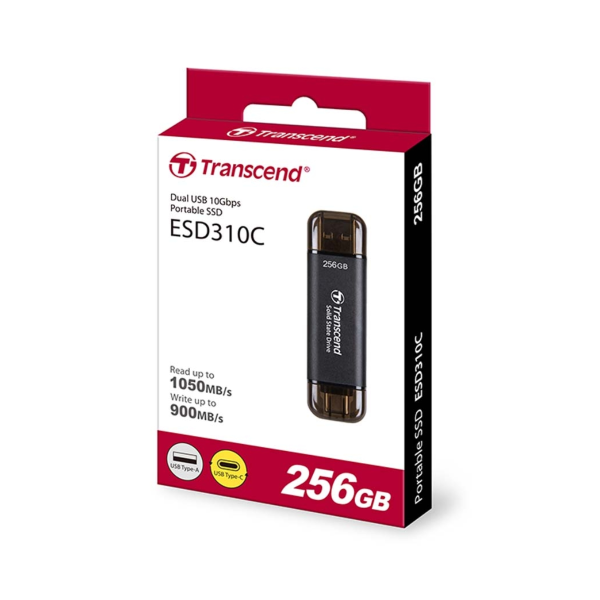SSDEXT24042441 - Ổ cứng di động SSD Transcend ESD310 256GB 1050MB s (TS256GESD310C) - 3