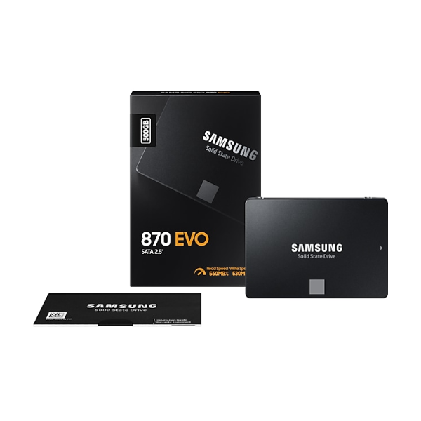 SSDINT07072428 - Ổ cứng SSD gắn trong Samsung 870 Evo 500GB 2.5 SATA III upto 560MB s (MZ-77E500BW) - 7