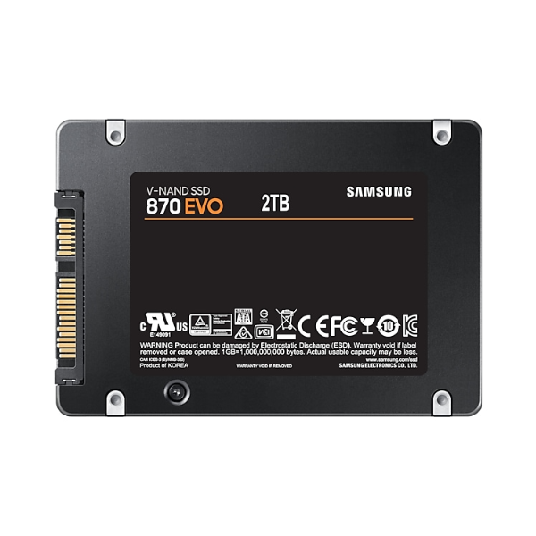 SSDINT07072430 - Ổ cứng SSD gắn trong Samsung 870 Evo 2TB 2.5 SATA III upto 560MB s (MZ-77E2T0BW) - 2