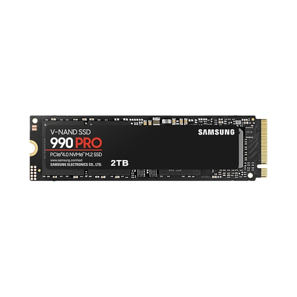 SSDINT07072445 - Ổ cứng SSD gắn trong Samsung 990 PRO 2TB PCIe Gen 4.0 x4 NVMe V-NAND M.2 2280 upto 7450MB s (MZ-V9P2T0BW) - 2