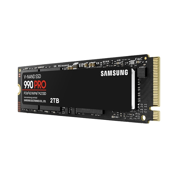 SSDINT07072445 - Ổ cứng SSD gắn trong Samsung 990 PRO 2TB PCIe Gen 4.0 x4 NVMe V-NAND M.2 2280 upto 7450MB s (MZ-V9P2T0BW) - 3