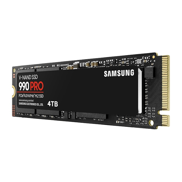 SSDINT07072446 - Ổ cứng SSD gắn trong Samsung 990 PRO 4TB PCIe Gen 4.0 x4 NVMe V-NAND M.2 2280 upto 7450MB s (MZ-V9P4T0BW) - 3