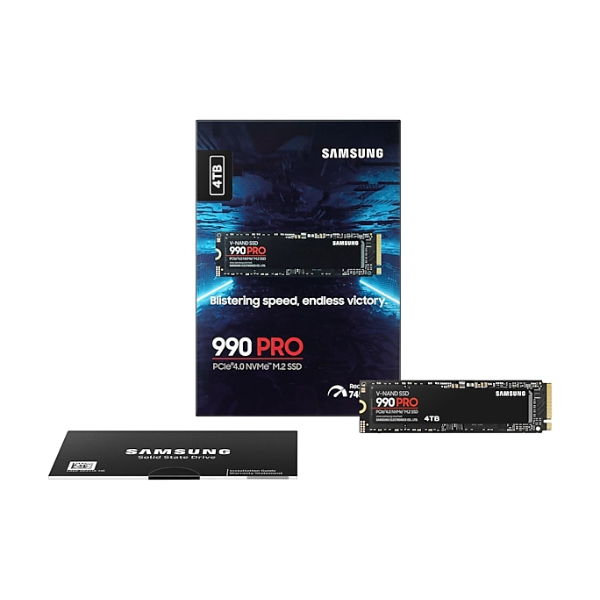 SSDINT07072446 - Ổ cứng SSD gắn trong Samsung 990 PRO 4TB PCIe Gen 4.0 x4 NVMe V-NAND M.2 2280 upto 7450MB s (MZ-V9P4T0BW) - 6