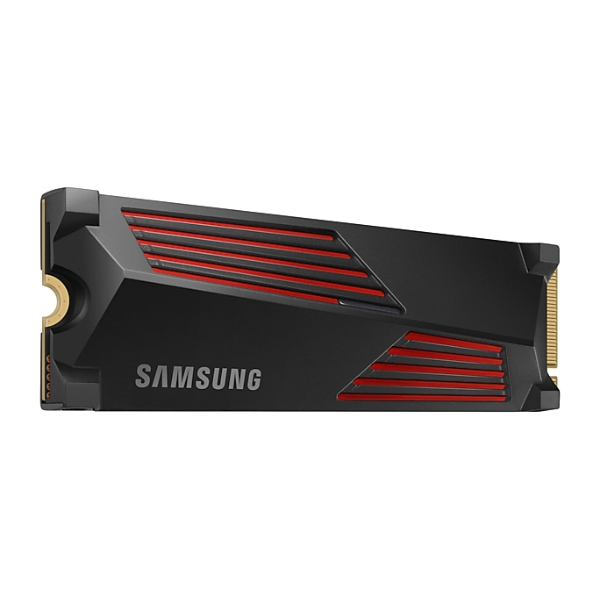 SSDINT07072447 - Ổ cứng SSD gắn trong Samsung 990 PRO Heatsink 1TB PCIe Gen 4.0 x4 NVMe V-NAND M.2 2280 upto 7450MB s (MZ-V9P1T0CW) - 5