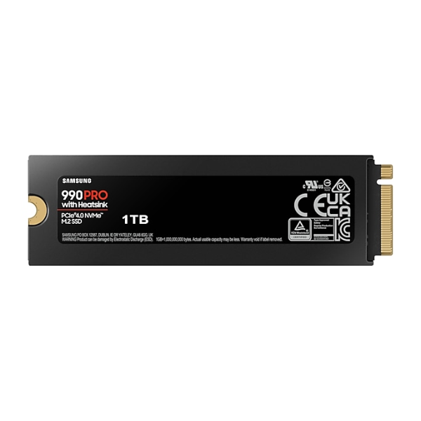 SSDINT07072447 - Ổ cứng SSD gắn trong Samsung 990 PRO Heatsink 1TB PCIe Gen 4.0 x4 NVMe V-NAND M.2 2280 upto 7450MB s (MZ-V9P1T0CW) - 8