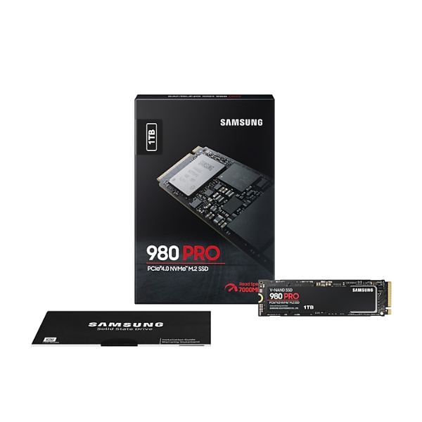 SSDINT07072440 - Ổ cứng SSD gắn trong Samsung 980 PRO 1TB PCIe Gen 4.0 x4 NVMe V-NAND M.2 2280 upto 7000MB s (MZ-V8P1T0BW) - 7