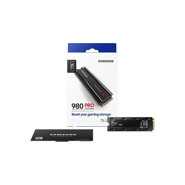 SSDINT07072442 - Ổ cứng SSD gắn trong Samsung 980 PRO Heatsink 1TB PCIe Gen 4.0 x4 NVMe V-NAND M.2 2280 upto 7000MB s (MZ-V8P1T0CW) - 8
