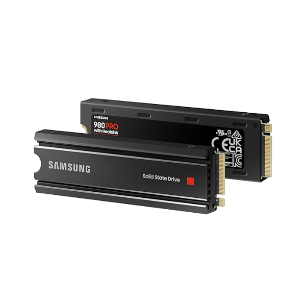 SSDINT07072443 - Ổ cứng SSD gắn trong Samsung 980 PRO Heatsink 2TB PCIe Gen 4.0 x4 NVMe V-NAND M.2 2280 upto 7000MB s (MZ-V8P2T0CW) - 7