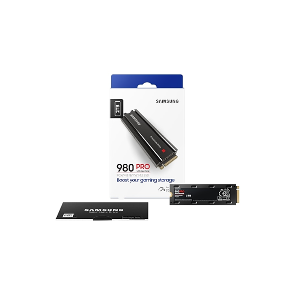 SSDINT07072443 - Ổ cứng SSD gắn trong Samsung 980 PRO Heatsink 2TB PCIe Gen 4.0 x4 NVMe V-NAND M.2 2280 upto 7000MB s (MZ-V8P2T0CW) - 8