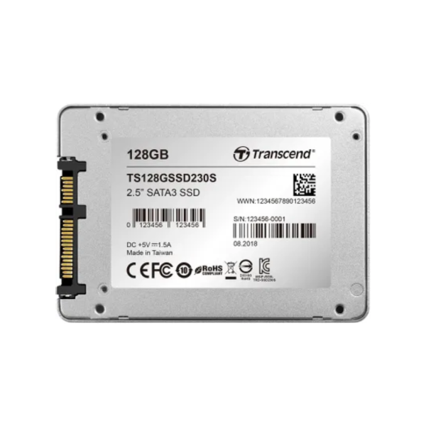 SSDINT07072403 - Ổ cứng SSD gắn trong Transcend SSD230S 128GB 2.5 inch SATA III upto 560MB s (TS128GSSD230S) - 7