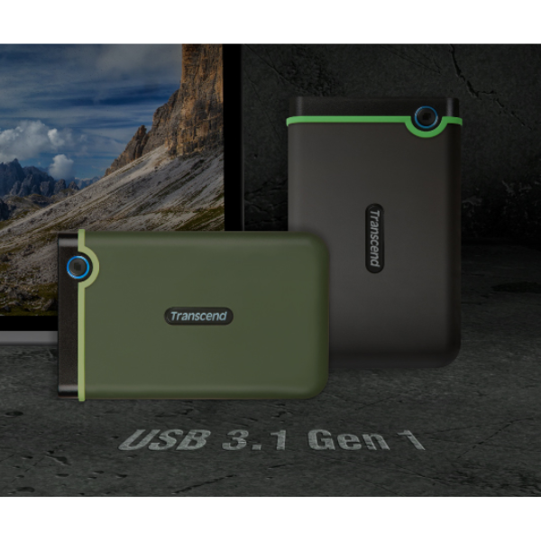HDDEXT24042410 - Ổ cứng di động HDD Transcend StoreJet Slim 25M3 2.5 1TB 5Gbps (TS1TSJ25M3S) - 5