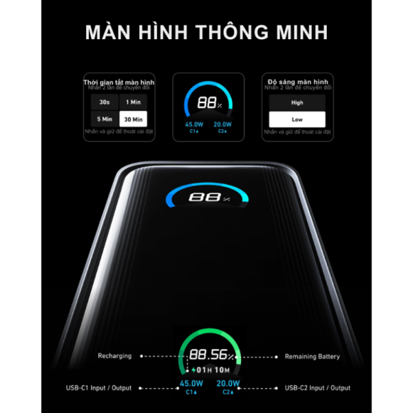 A1339111 - Pin sạc dự phòng Anker 9.600 mAh PD 65W Prime Fusion - 5
