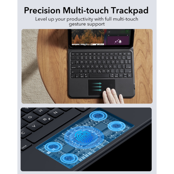 4894240185285 - Ốp lưng kèm bàn phím iPad Air 11 inch (Air 7 6 5 4) Pro 11 inch ESR Magnetic Rebound 360 độ - 7