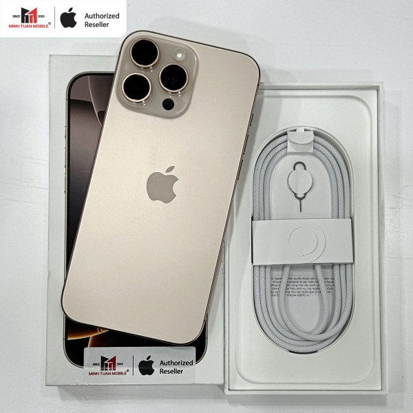 SHGTVYGD1WN - [Kèo Thơm] iPhone 16 Pro Max 256GB Titan Sa Mạc Cũ Đẹp - SHGTVYGD1WN - 2