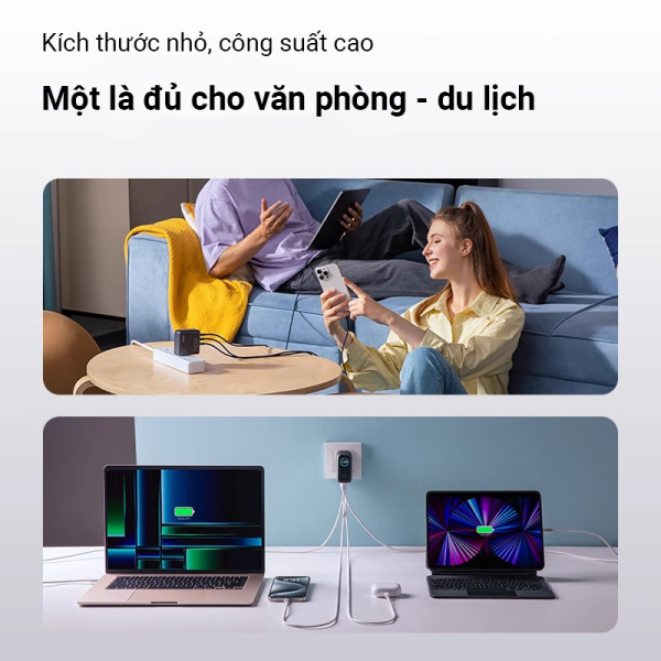 B2697J41 - Cốc sạc Anker 140W Zolo 3C1A kèm cáp Type-C B2697 - 4