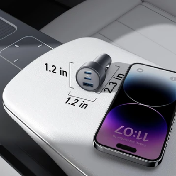 A2731HA1 - Tẩu sạc Oto 3 cổng Anker 535 65W - 7