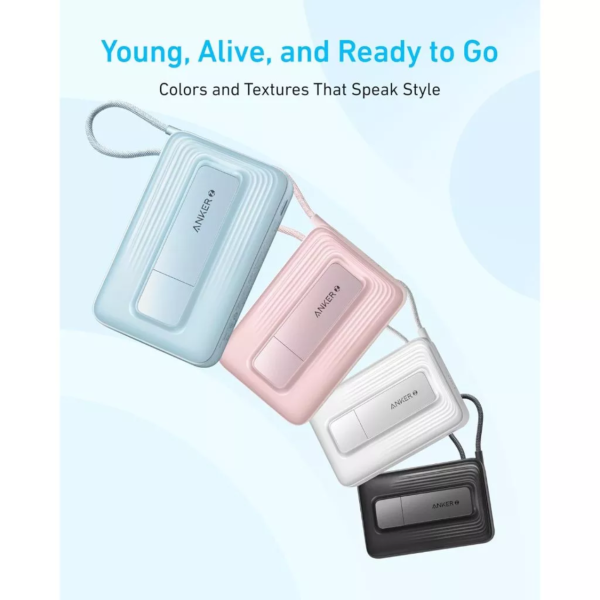 A1685H51 - Pin sạc dự phòng Anker Zolo 10.000 mAh 15W tích hợp cáp sạc - 6