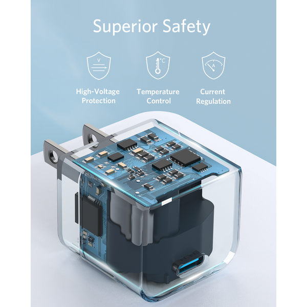A2149J11 - Cốc sạc nhanh Anker 312 20W PD Cube A2149 - 3