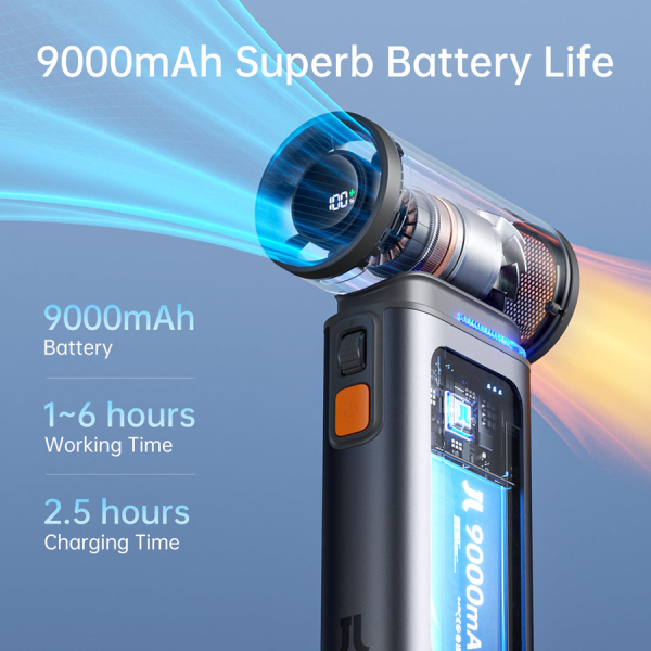 J1425 - Quạt cầm tay cao cấp JisuLife Ultra1 FA55 18W 9000 mAh - 5