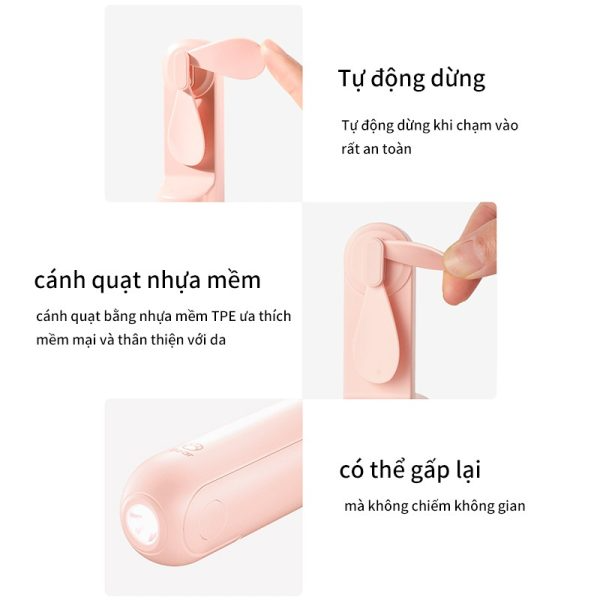 J0961 - Quạt cầm tay mini 3in1 JisuLife F8 2000 mAh - 4