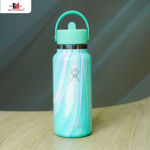 LE-S25W32-G - Bình nước giữ nhiệt Hydro Flask Wide Flex Straw Cap LE 32 OZ (946 ml) - 12