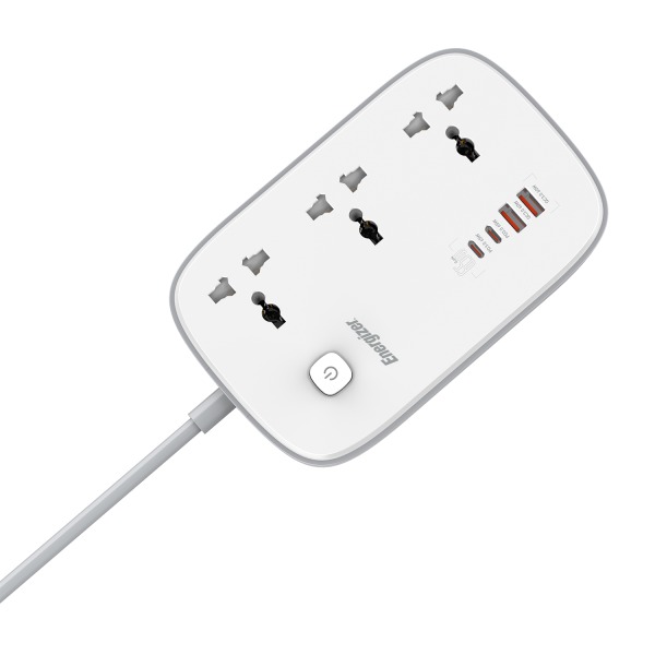 EPB3250W00EUWE - Ổ điện đa năng Energizer 3AC kèm 2 x USB-A và 2 x Type-C sạc nhanh PD (Max 65W) - 2