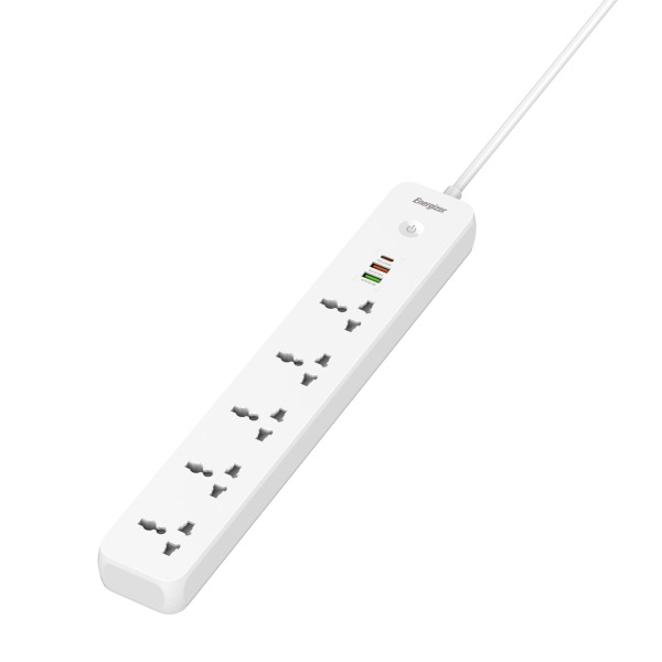 EPB2504EUWE - Ổ điện đa năng Energizer 5AC kèm 2 x USB-A và 1 x Type-C sạc nhanh PD (Max 38W) - 4