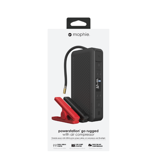 401107704 - Bộ sạc kích bình Mophie GO Rugged AIR 55.5Wh 1200Amps - 7