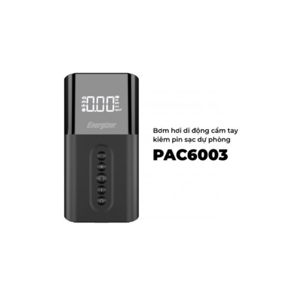 PAC6003 - Bơm hơi di động cầm tay kiêm pin sạc dự phòng Energizer - PAC6003 - 4