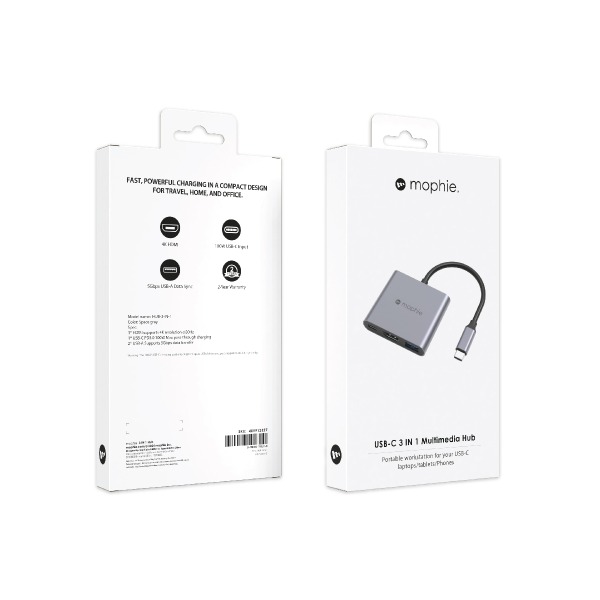 409912327 - Hub chuyển đổi Type-C Mophie 3 in 1 - 11