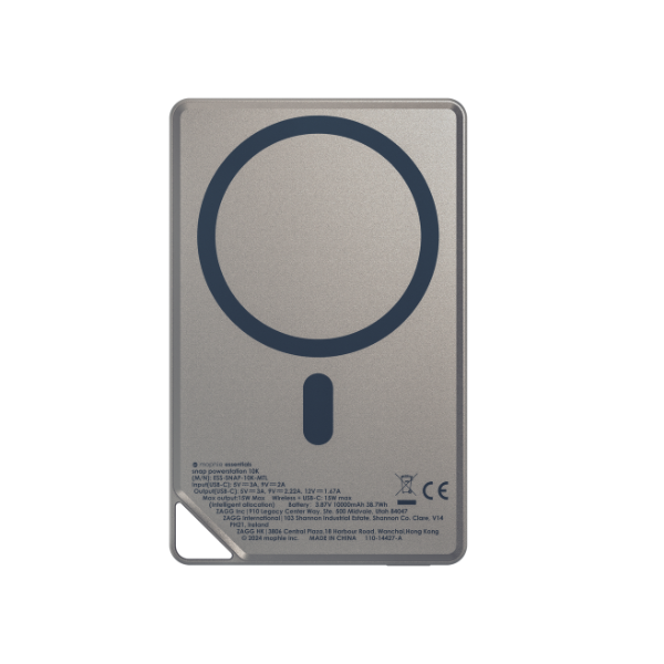 401116530 - Pin sạc dự phòng Mophie Essentials Snap+ 10.000 mAh Metallic - 3