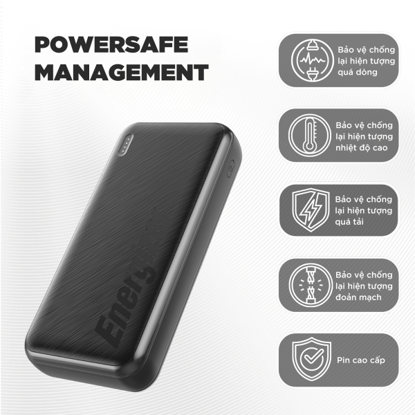 UE20055PQBK - Pin sạc dự phòng Energizer 20.000 mAh 3.7V Li-Polymer UE20055PQ - 11