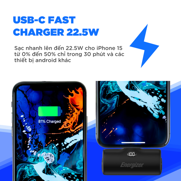 UE4600PQBK - Pin sạc dự phòng Energizer 4.600mAh 3.6V Li-ion - UE4600PQ - 8