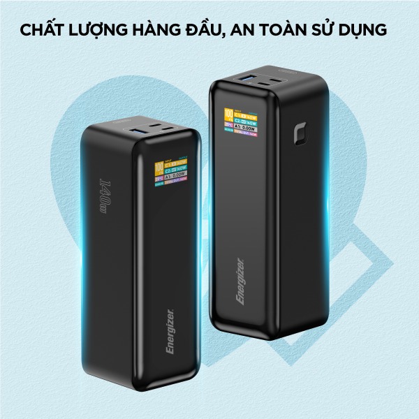 XP27000PDBK - Pin sạc dự phòng Energizer PD140W 27.000 mAh 3.6V Li-ion - XP27000PD - 9