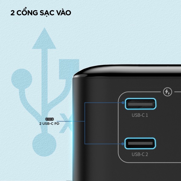 XP27000PDBK - Pin sạc dự phòng Energizer PD140W 27.000 mAh 3.6V Li-ion - XP27000PD - 11