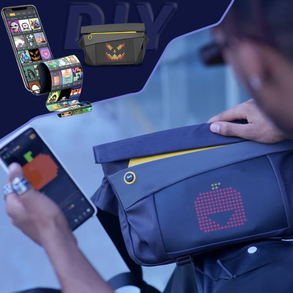 6958444603803 - Túi đeo Divoom Pixoo Slingbag-V - 10