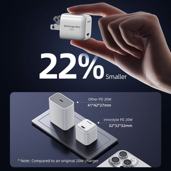 GC20WHT - Cốc sạc nhanh Innostyle 20W GoCharge Mini GC20 - 5