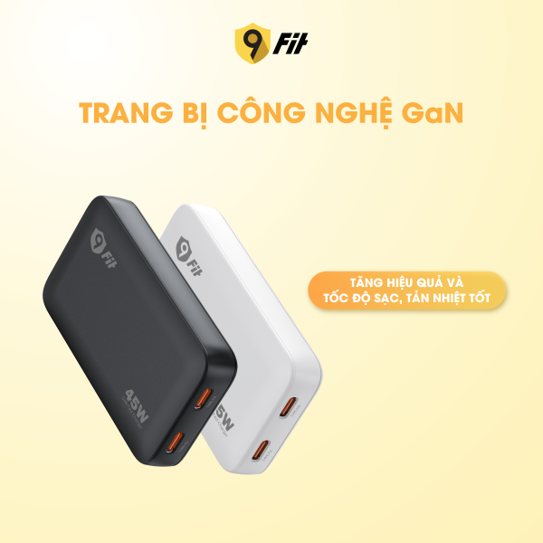 9A452CO6B - Cốc sạc nhanh 2 cổng 9Fit 45W PD 2C GaN - 5